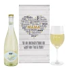 Geschenkset zum Muttertag mit Fruchtsecco, Glas und Geschenkverpackung