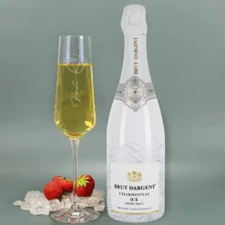 Geschenkset zum Muttertag mit Flasche Sekt, Sektglas und Holzbox