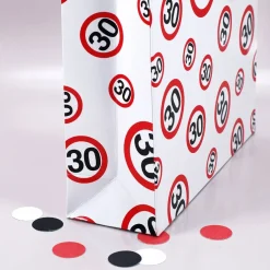Geschenk-Tasche Verkehrszeichen 30