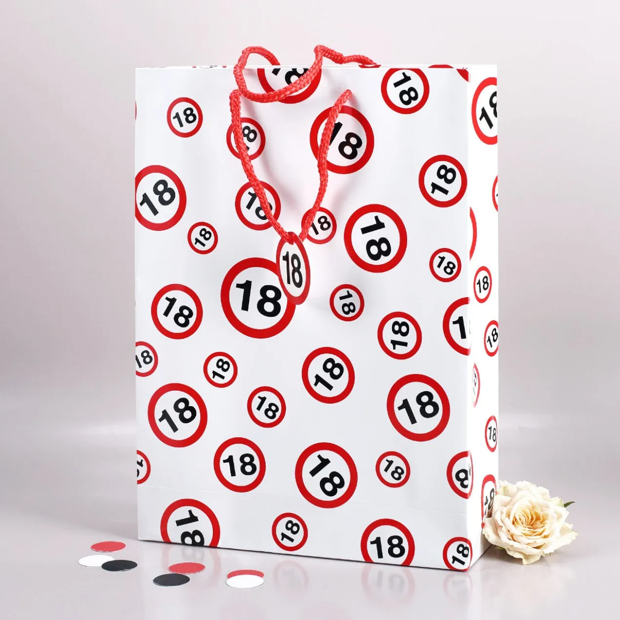 Geschenk-Tasche Verkehrszeichen 18