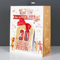 Geschenktasche zum 30. - Lass dich feiern