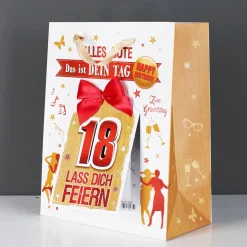 Geschenktasche zum 18. - Lass dich feiern