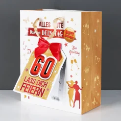 Geschenktasche zum 60. - Lass dich feiern
