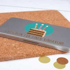 Geschenkverpackung zum Geburtstag für Gutscheine oder Geld