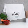 Geschirrtuch We Are Family mit Wunschtext