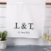 Geschirrtuch zur Hochzeit mit Vintage Rosen
