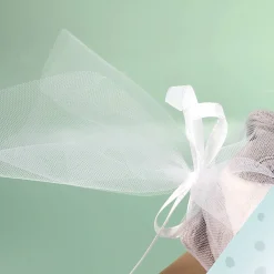 Geschwister-Schultüte mit Rehkitz, Name und Blumen bedruckt, 28 cm