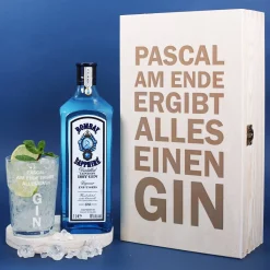 Gin Geschenkset - Am Ende ergibt alles einen GIN - mit Namen