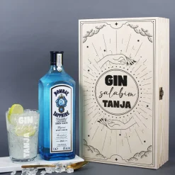 Gin salabim - Gin Geschenkset mit Bombay Gin und Glas