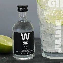 Gin salabim - kleines Gin Geschenkset mit Ihrem Wunschnamen