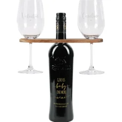 Give us Baby one more wine - personalisiertes Weinset mit Gravur