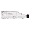Glasflasche Truck mit Namensgravur
