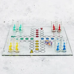 Glas-Trinkspiel Ludo