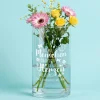 Glas Vase mit Gravur für Erzieherin | Personalisiertes Dankeschön Geschenk für Kita & Kindergarten