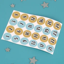Glück ist... Adventskalender Set für Ihren Bierkasten mit Foto und Wunschtext