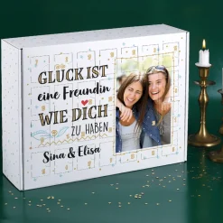 Glück ist... DIY Adventskalender mit Foto und Wunschtext