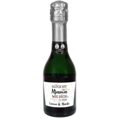 Glück ist, eine Mama wie dich zu haben - kleine Sekt Flasche 0,2l | Geldermann Flaschengärung