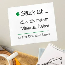 Glück ist - Ihr persönliches Brillenreinigungstuch