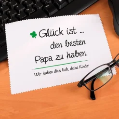 Glück ist - Ihr persönliches Brillenreinigungstuch