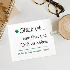 Glück ist - Ihr persönliches Brillenreinigungstuch