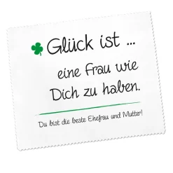 Glück ist - Ihr persönliches Brillenreinigungstuch