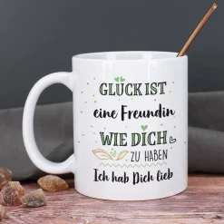 Glück ist ... - Tasse mit Ihren Wunschtexten