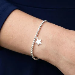 Glücksstern mit Stern Armband in personalisierter Geschenkverpackung | Glücksbringer Geschenk