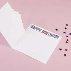Glückwunschkarte mit Cupcake und Name - Happy Birthday