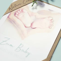 Glückwunschkarte zum Baby - Nature Card