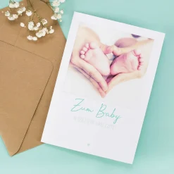 Glückwunschkarte zum Baby - Nature Card