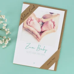 Glückwunschkarte zum Baby - Nature Card