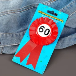 Glückwunsch-Rosette - 60
