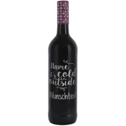 Glühwein - it’s cold outside - mit Name und Wunschtext