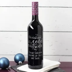 Glühwein - it’s cold outside - mit Name und Wunschtext