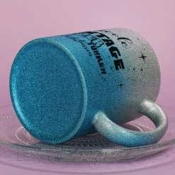 Glitzertasse in 3 Farben - Kacktage funkeln lassen - mit Name persönlich bedruckt
