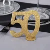 Goldene Dekozahl 50 - zum Geburtstag