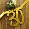 Goldene Girlande zum 30. Geburtstag