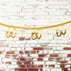 Goldene Girlande zum 60. Geburtstag