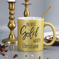 Goldtasse 