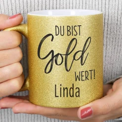 Goldtasse 