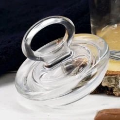 gravierte Glasdose mit Initiale und Name für Selbstgebackenes und andere Leckereien