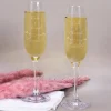 2 gravierte Sektgläser zur Hochzeit mit Wunschnamen
