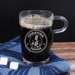 Graviertes Glas - Coffee