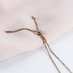 Graviertes Leonardo Armband mit 2 Zeilen Wunschtext | Silber oder Gold