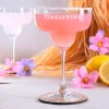 Graviertes Margaritaglas mit Name