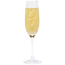 graviertes Sektglas Limited mit Wunschname