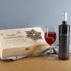 Graviertes Weinglas und BREE Rotwein