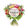 Große Klappkarte Blumenstrauß zur Rente mit Name