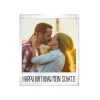 Große Klappkarte Polaroid mit Foto und Wunschtext