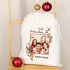 Großer Geschenksack mit Lebkuchen-Motiv & Foto, 40x50 cm